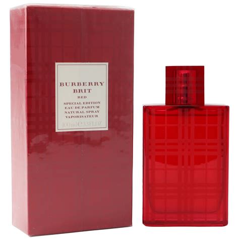 burberry brit red 100 ml eau de parfum|Burberry Brit for her 100ml.